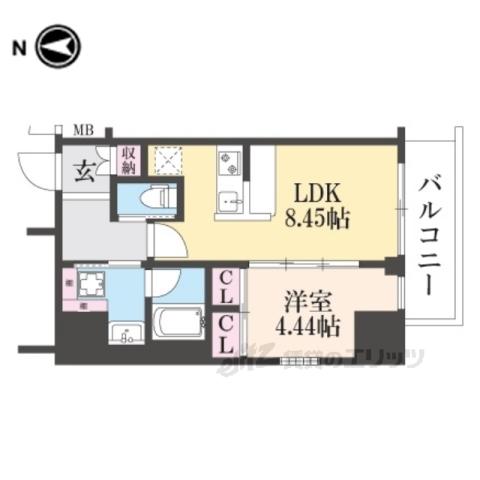 プレジオ永和EURO(1LDK/3階)の間取り写真