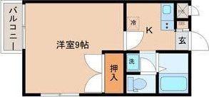 STAYニュータイプビル(1K/2階)の間取り写真