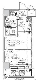 レアライズ赤羽イースト(1DK/2階)の間取り写真