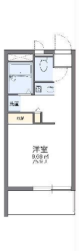 レオパレスサウス VILLAGE(1K/2階)の間取り写真
