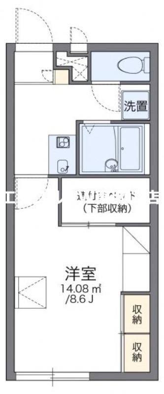 レオパレス伊部(1K/2階)の間取り写真