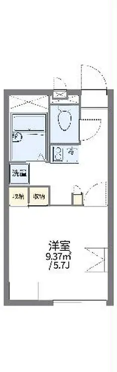レオパレスSHIBASAKI 2階階 間取り