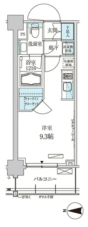 パークアクシス菊川ステーションゲート 3階階 間取り