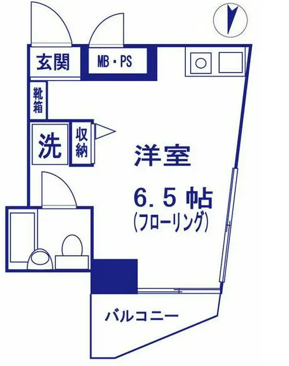 パレ・ドール山王北 3階階 間取り