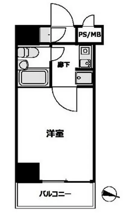 グローリア初穂椎名町 12階階 間取り