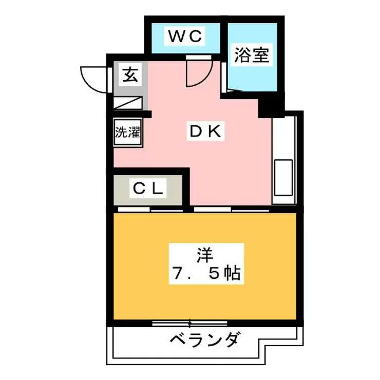 越後屋マンション 2階階 間取り