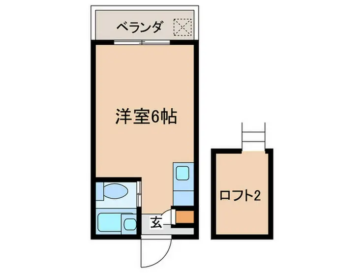 ケータス永福 2階階 間取り