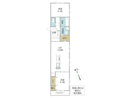 DS LIEN F F号地(2LDK/3階)の間取り写真