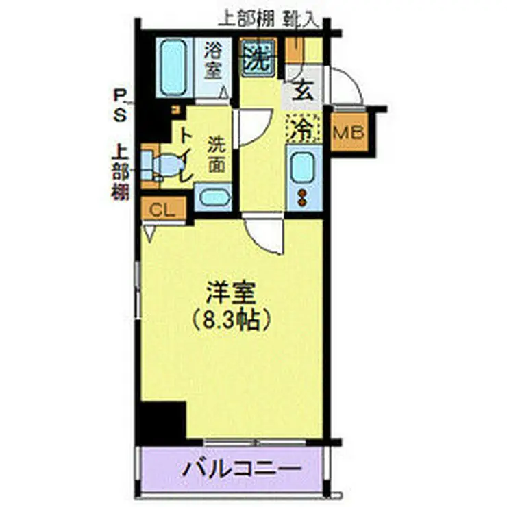 LEXE明大前 3階階 間取り