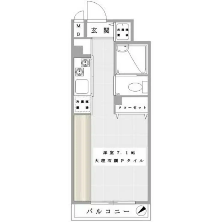 プレサージュ横浜 9階階 間取り