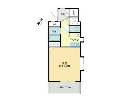 SIRIUS(1K/3階)の間取り写真