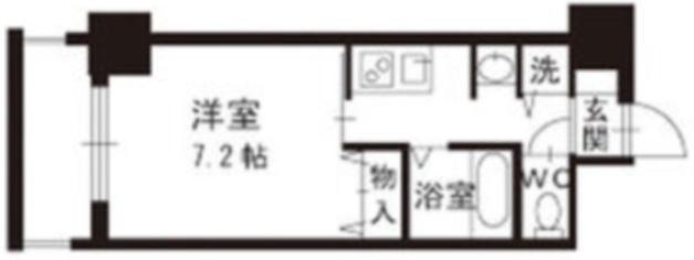 GP栄本町通(1K/11階)の間取り写真