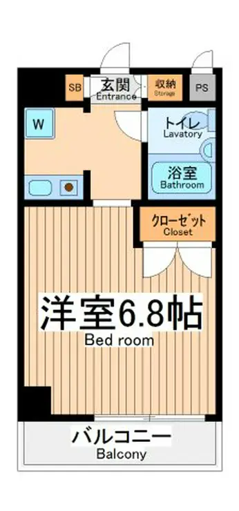 エスペランス藤沢 4階階 間取り