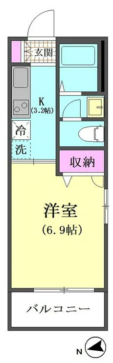 ベルウッド 2階階 間取り