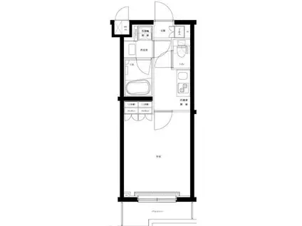 ルーブル板橋泉町弐番館(1K/3階)の間取り写真
