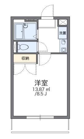 レオパレス永井III(1K/3階)の間取り写真