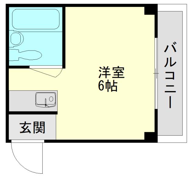 ハイツNICOLE(ワンルーム/3階)の間取り写真