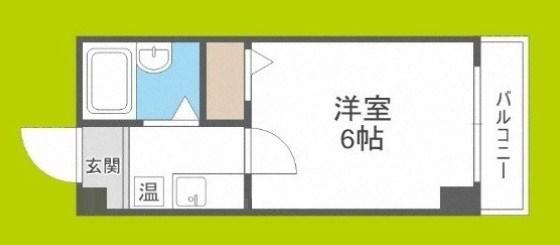 アームサミット(1K/10階)の間取り写真