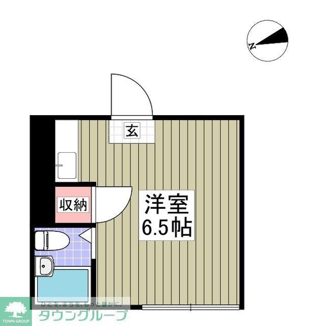 メゾンクレセール(ワンルーム/1階)の間取り写真