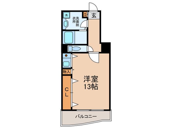 VILLA901(ワンルーム/3階)の間取り写真