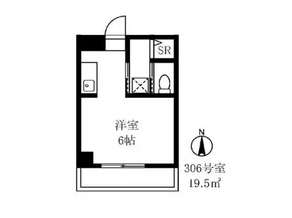 東陽レンタカービル(1K/3階)の間取り写真
