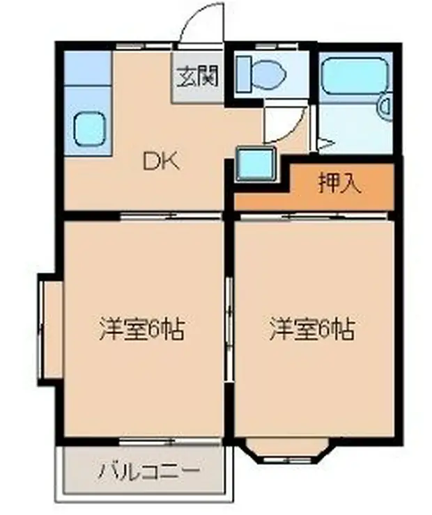 ボン・シャンス 1階階 間取り
