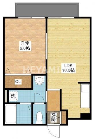 プチメゾンスカイラーク(1LDK/1階)の間取り写真