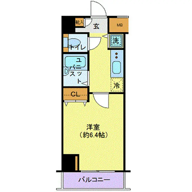 プレール天王洲アイル弐番館 5階階 間取り