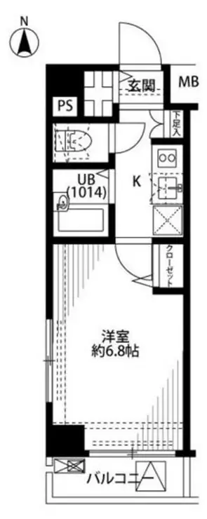 プレール・ドゥーク清澄白河 2階階 間取り