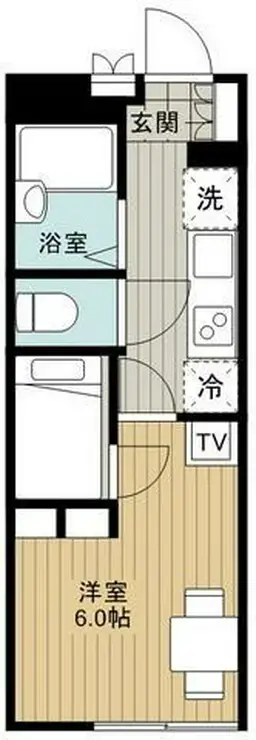 レオパレスシャンテ立川 2階階 間取り