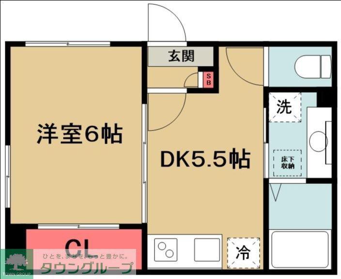 フジプレシジョン日吉(1DK/3階)の間取り写真