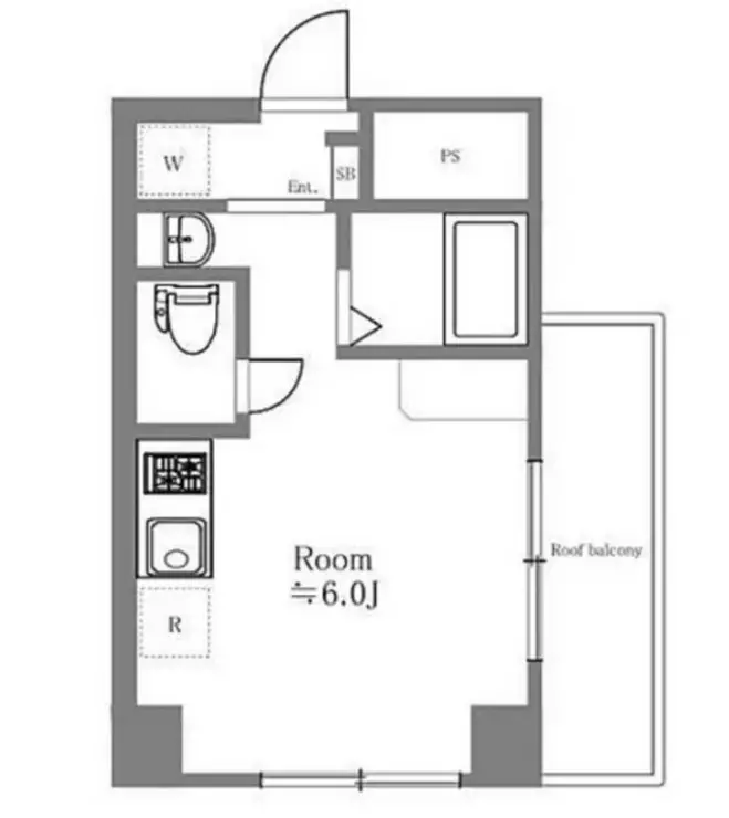 マイステージ代田橋 4階階 間取り