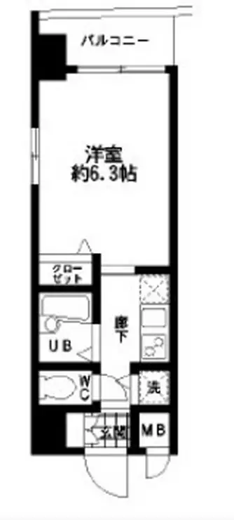 HF東日本橋レジデンス 2階階 間取り