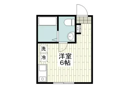 ラシエル(ワンルーム/1階)の間取り写真