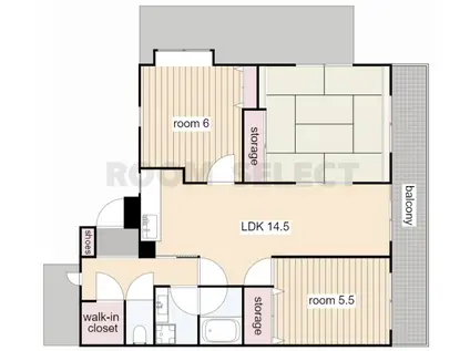 パークノヴァ貴船(3LDK/4階)の間取り写真