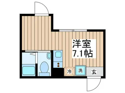 ME PLACE 高円寺(ワンルーム/3階)の間取り写真