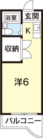 サンライトルート11(1K/7階)の間取り写真