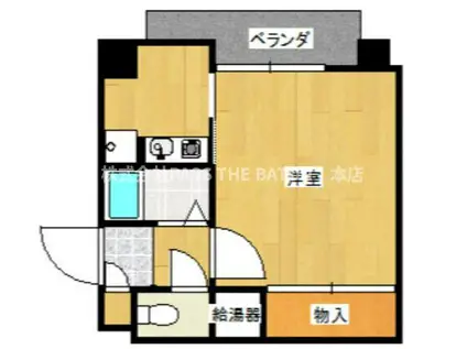 ユニテック十三(1K/2階)の間取り写真