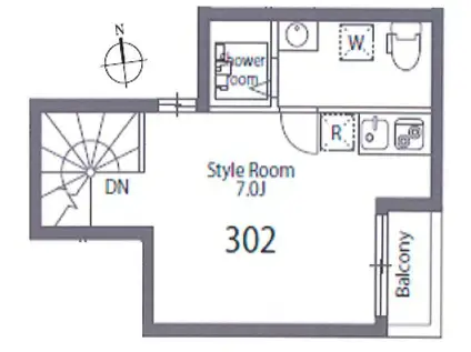 東京メトロ南北線 赤羽岩淵駅 徒歩3分 3階建 築10年(ワンルーム/3階)の間取り写真
