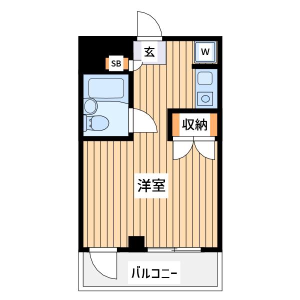 スチューデントハウス村田(ワンルーム/3階)の間取り写真