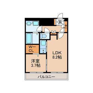 東山ビレッジ(1LDK/1階)の間取り写真