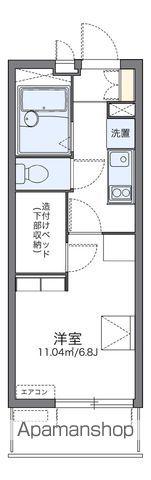 レオパレス片倉大丸(1K/3階)の間取り写真