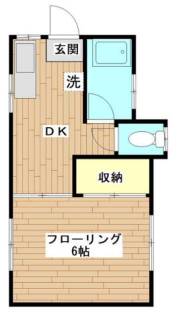 田中マンション(1DK/3階)の間取り写真