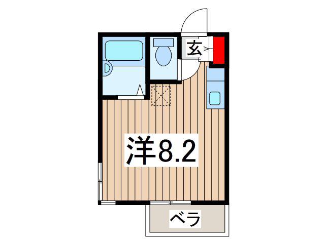 尾張屋ビル(ワンルーム/4階)の間取り写真