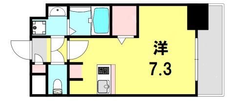 SOAR SHINNAGATA(ワンルーム/4階)の間取り写真