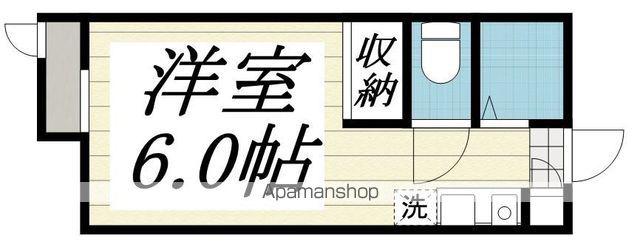 パークアベニュー国分寺8TH(ワンルーム/1階)の間取り写真