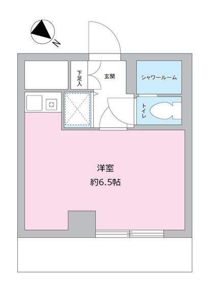 グローリア初穂大通公園(ワンルーム/3階)の間取り写真
