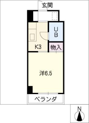エルピメゾンやすだ(1K/2階)の間取り写真