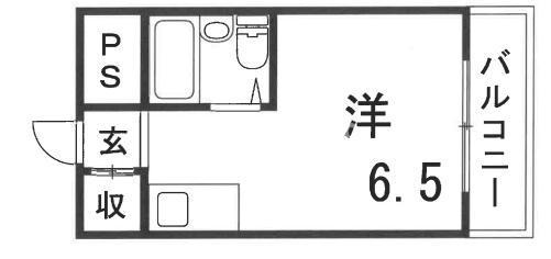 DSビル(ワンルーム/4階)の間取り写真