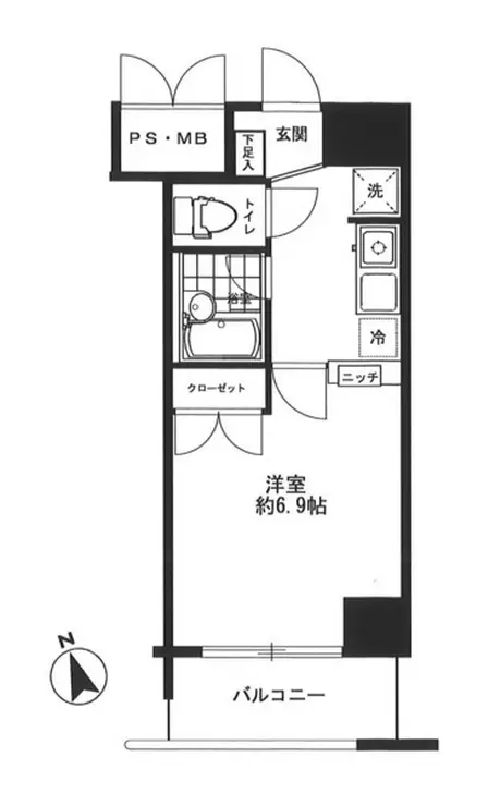 メインステージ秋葉原駅前 3階階 間取り